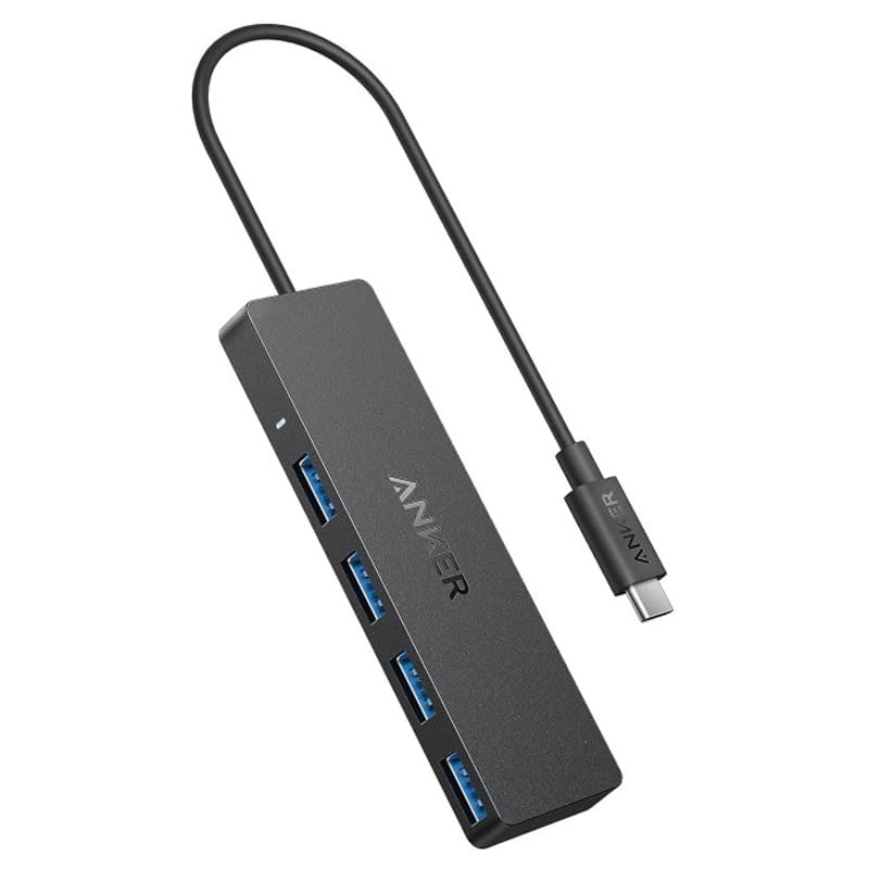 ADAPTOR HUB ANKER USB-C - USB 3.0 5Gbps 4 PORT