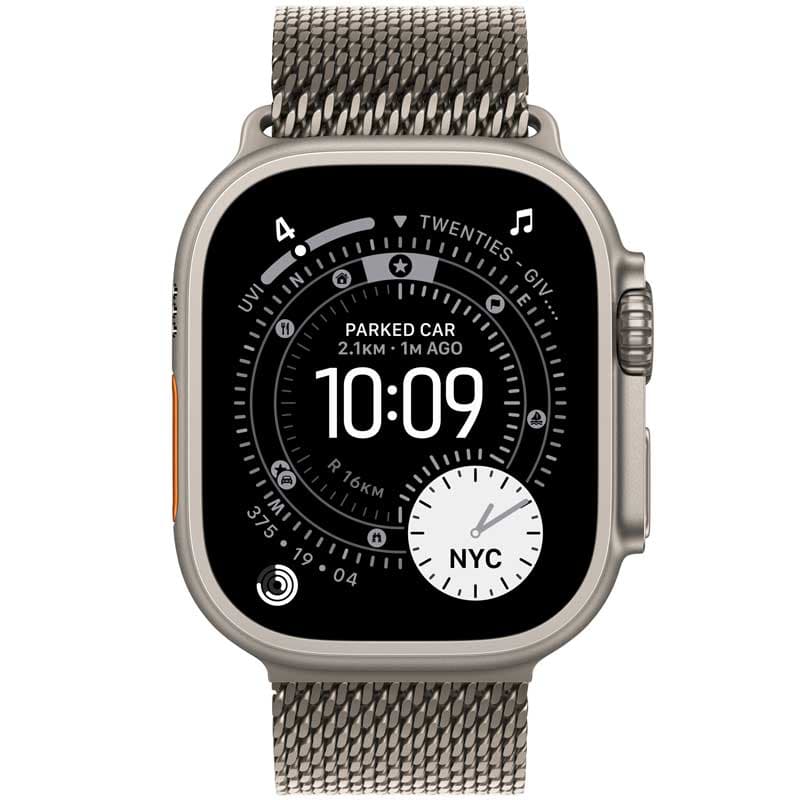 Apple Watch Ultra 3?Nat. Titan-Milanese Loop L